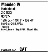 FOH22512A Walker Exhaust system