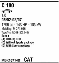 Walker MBK16714B Exhaust system MBK16714B MBK16714B Walker Exhaust system