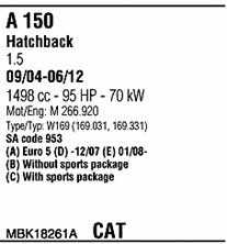 MBK18261A Walker Exhaust system