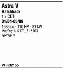 VHK32155 Walker Exhaust system