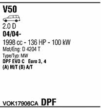VOK17906CA Walker Exhaust system