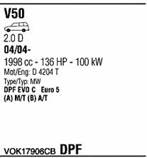 VOK17906CB Walker Exhaust system