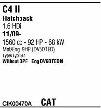 CIK00470A Walker Exhaust system