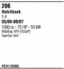 PEK10285 Walker Exhaust system