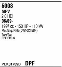 PEK31739B Walker Exhaust system
