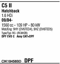  CIK18456BD Exhaust system CIK18456BD
