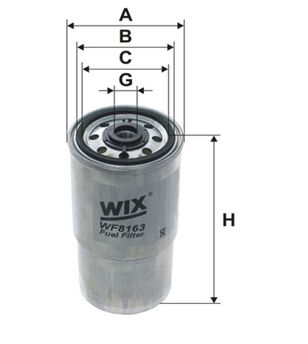 WIX WF8163 Fuel filter WF8163
