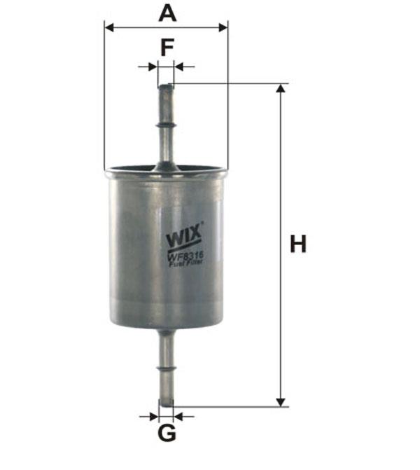WIX WF8316 Fuel filter WF8316