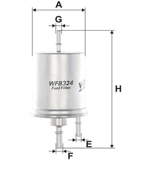 WIX WF8324 Fuel filter WF8324