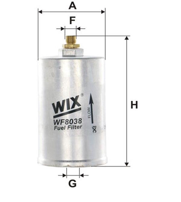 WIX WF8038 Fuel filter WF8038