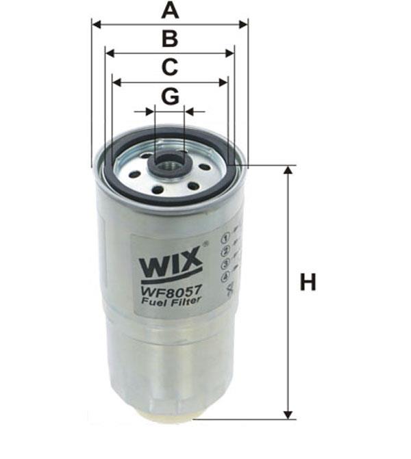WIX WF8057 Fuel filter WF8057