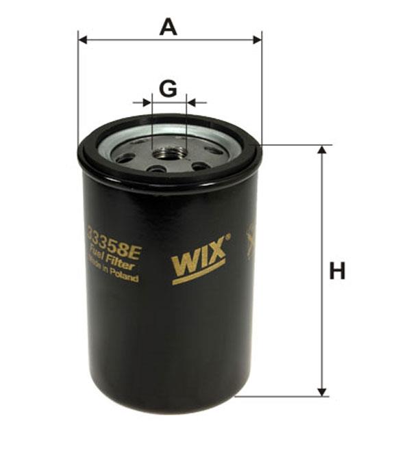 Fuel filter WIX 33358E