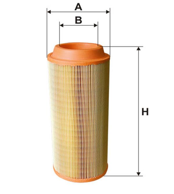 Air filter for special equipment WIX 46836E