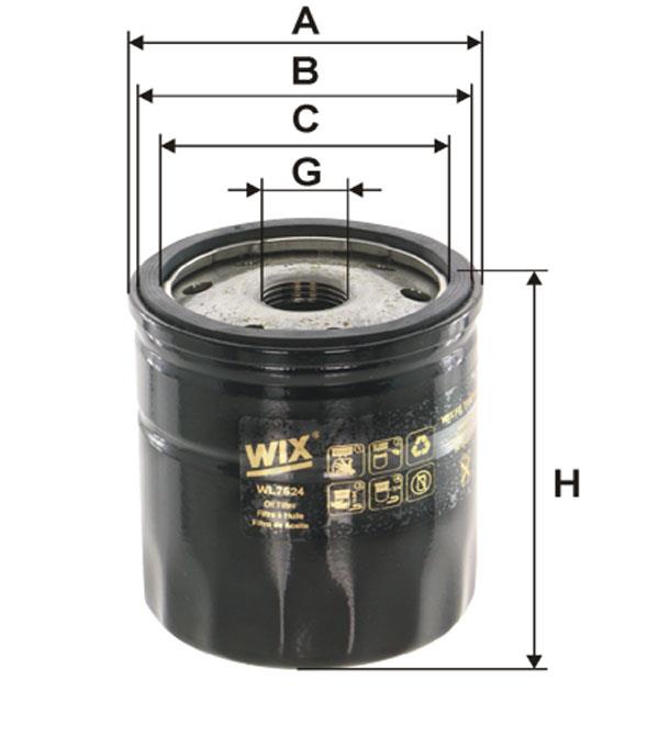 WIX WL7524 Oil Filter WL7524