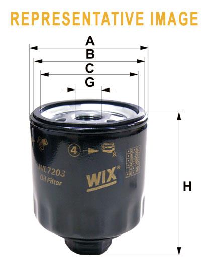 WIX WL7150 Oil Filter WL7150