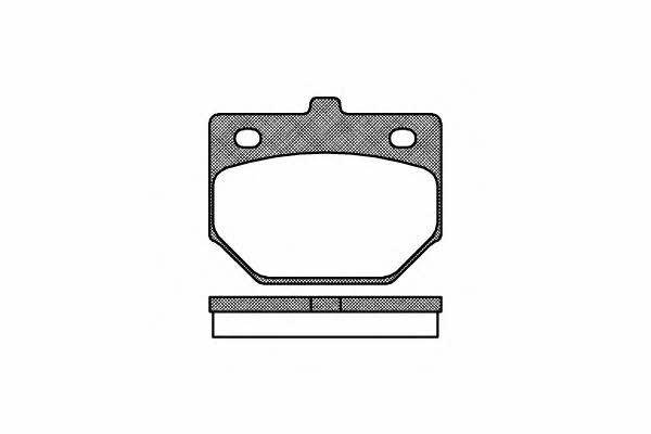 Woking P0123.00 Brake Pad Set, disc brake P012300