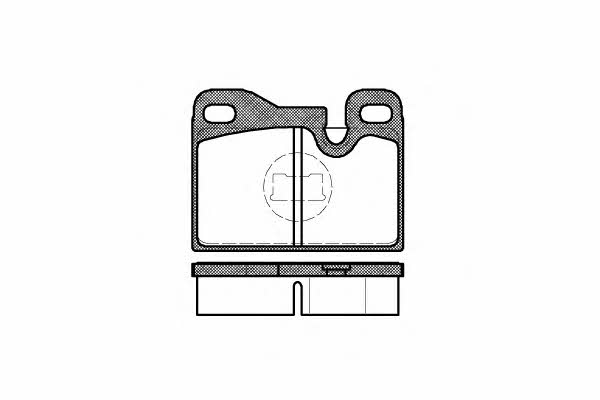 Woking P0303.00 Brake Pad Set, disc brake P030300