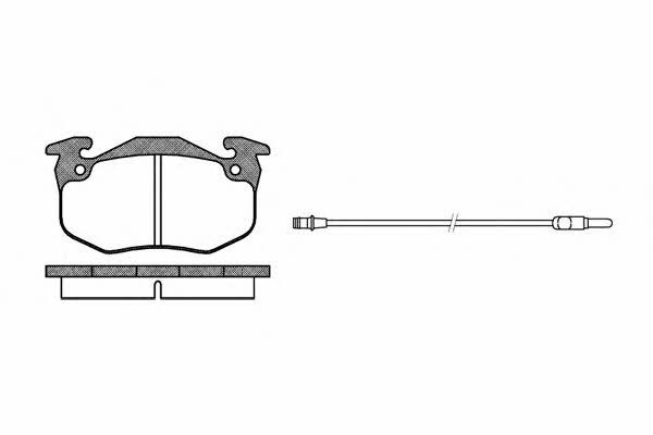 P044332 Woking Brake pad set