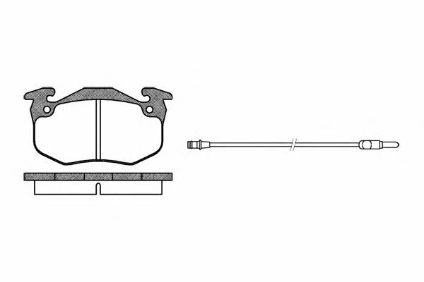 Woking P0443.42 Brake Pad Set, disc brake P044342