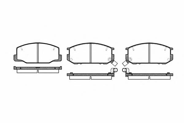 Woking P0523.12 Brake Pad Set, disc brake P052312