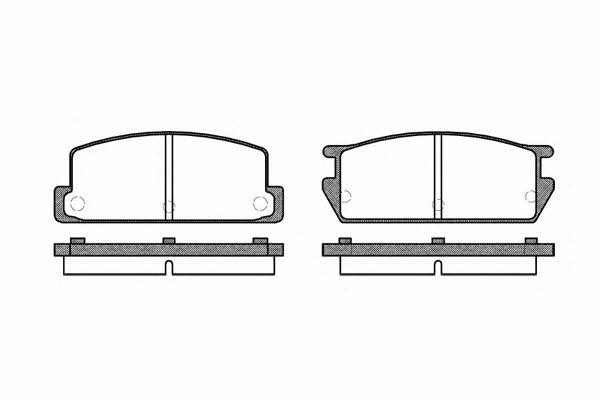 Woking P0613.00 Brake Pad Set, disc brake P061300