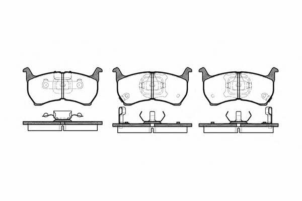 Woking P0643.02 Brake Pad Set, disc brake P064302