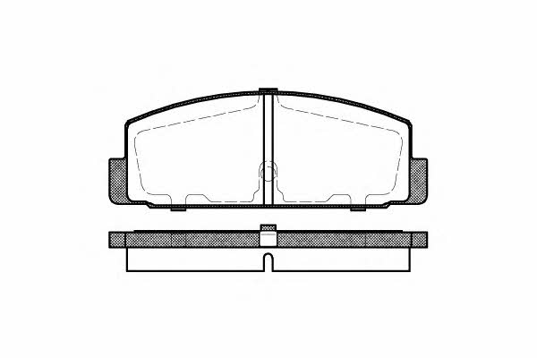 Woking P0793.30 Brake Pad Set, disc brake P079330