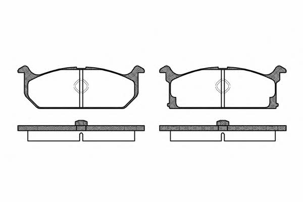 Woking P0943.00 Brake Pad Set, disc brake P094300