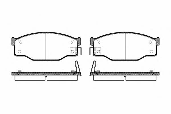 Woking P0953.14 Brake Pad Set, disc brake P095314