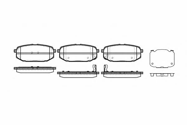 Woking P10473.02 Brake Pad Set, disc brake P1047302