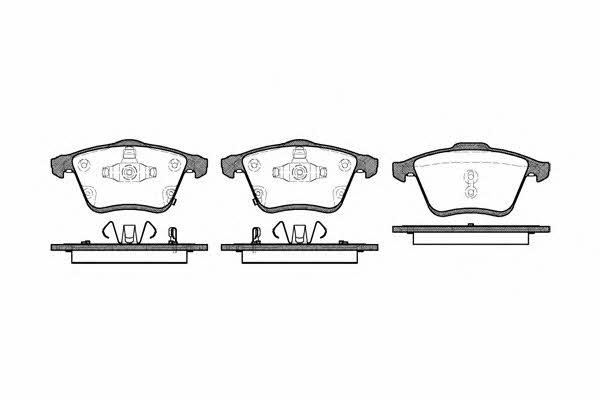 Woking P10823.02 Brake Pad Set, disc brake P1082302