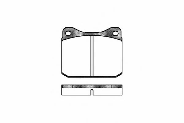 Woking P1103.00 Brake Pad Set, disc brake P110300