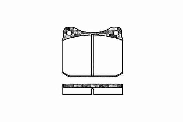 Woking P1103.10 Brake Pad Set, disc brake P110310