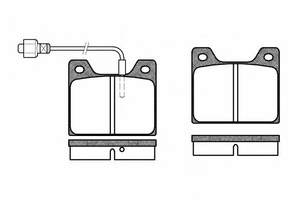 Woking P1133.02 Brake Pad Set, disc brake P113302