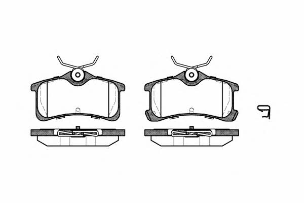 Woking P11503.02 Brake Pad Set, disc brake P1150302