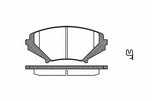 Woking P11803.01 Brake Pad Set, disc brake P1180301