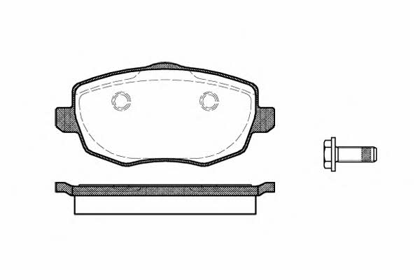 Woking P11993.00 Brake pad set P1199300 P1199300 Woking Brake pad set