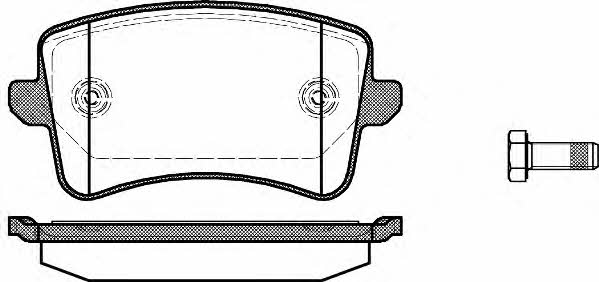 Woking P12433.00 Brake Pad Set, disc brake P1243300