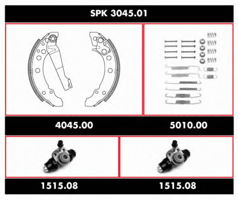 Woking SPK 3045.01 Brake shoe set SPK304501
