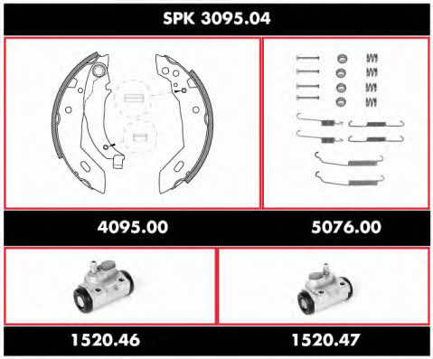 Woking SPK 3095.04 Brake shoe set SPK309504