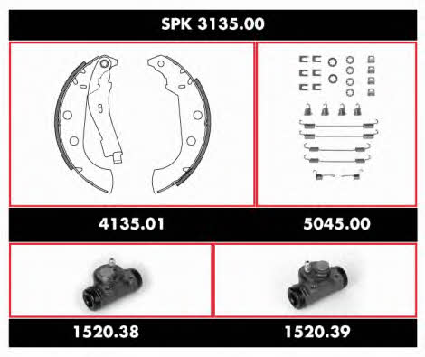  SPK 3135.00 Brake shoe set SPK313500