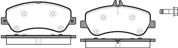 Woking P12773.00 Brake Pad Set, disc brake P1277300