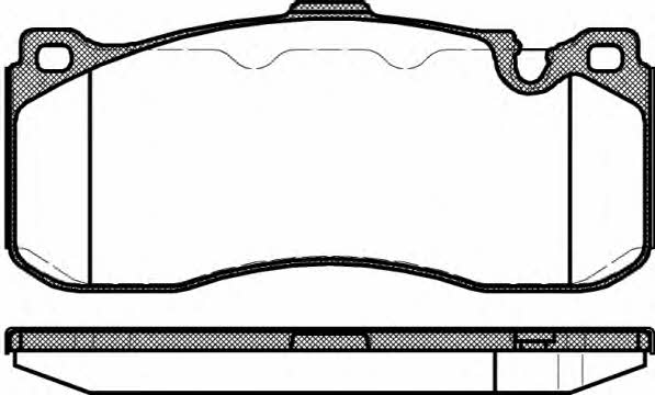 Woking P12803.00 Brake Pad Set, disc brake P1280300