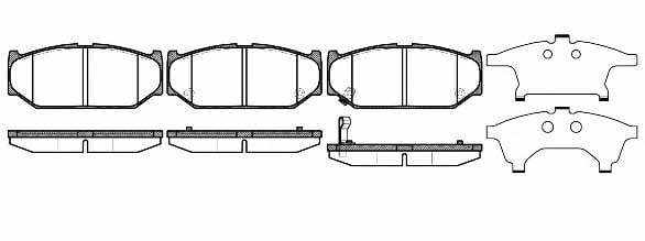 Woking P12813.11 Brake Pad Set, disc brake P1281311