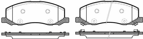 Woking P12863.02 Brake Pad Set, disc brake P1286302