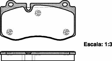 Woking P13023.00 Brake Pad Set, disc brake P1302300
