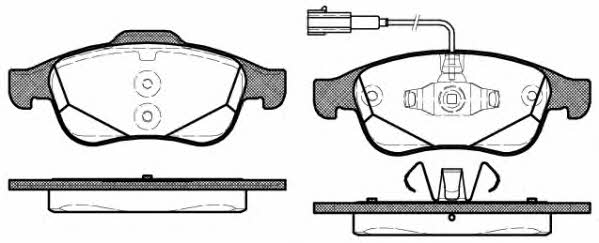 Woking P13483.02 Brake pad set P1348302 P1348302 Woking Brake pad set