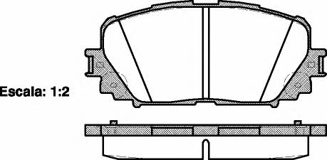 Woking P13583.00 Brake Pad Set, disc brake P1358300