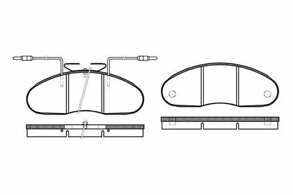 Woking P1483.02 Brake Pad Set, disc brake P148302