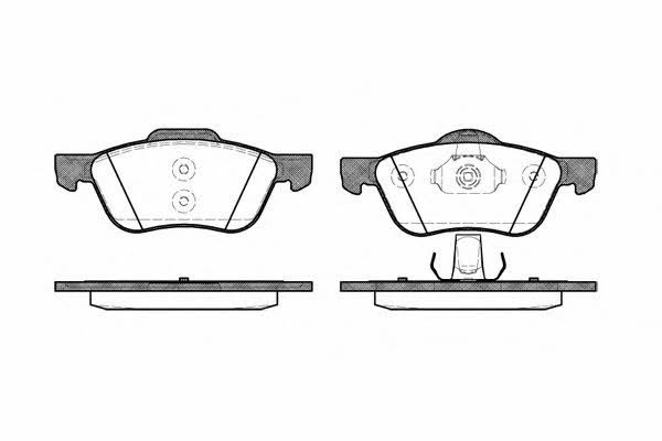 Woking P9443.00 Brake Pad Set, disc brake P944300